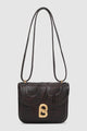 Alba Bag - Dark Chocolate in Croco