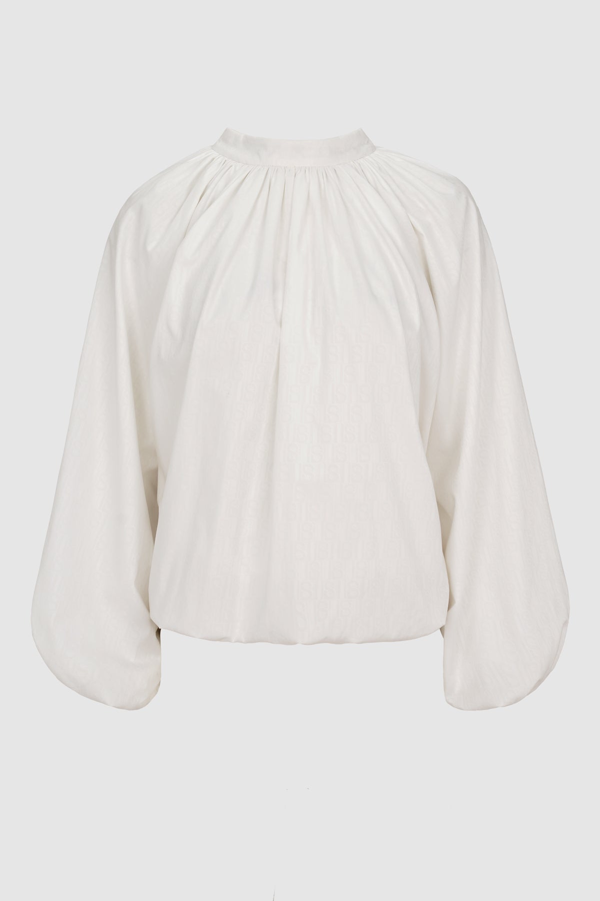 Leena Cotton Ruffle Blouse - White