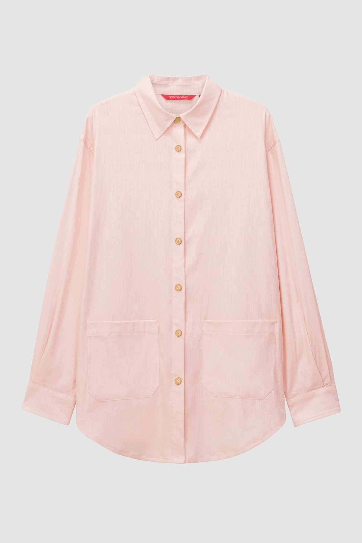 Leena Cotton Pocket Shirt - Pink