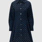 Monogram Denim Tunic - Blue
