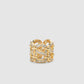 Lavish Ring Brooch - Gold