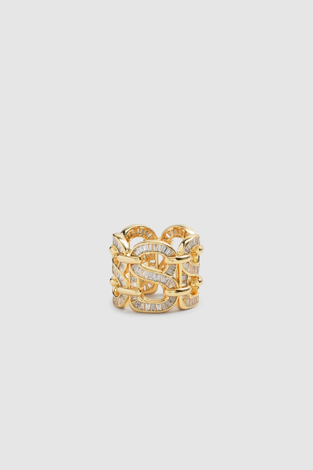 Lavish Ring Brooch - Gold