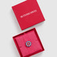 Maris Pin Brooch - Silver Blue