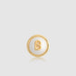 Petite Round Pearl Brooch - Gold