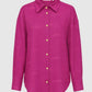Tropical26 Linen Shirt - Fuschia