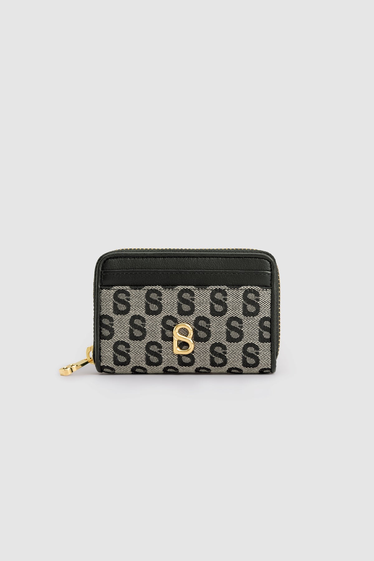 Monogram Wallet - Black