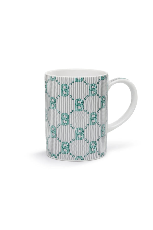 Beverly Monogram Mug - Teal