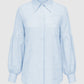 Tropical26 Linen Puff Shirt - Blue Sky
