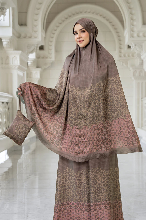 Haramain 2 Prayer Robe - Pecan