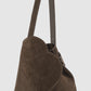 Britney Bag Small - Suede Leather - Dark Brown