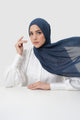 Everyday Twill Shawl - Dress Blue