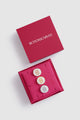 Round Pin Brooch Package 06 - White