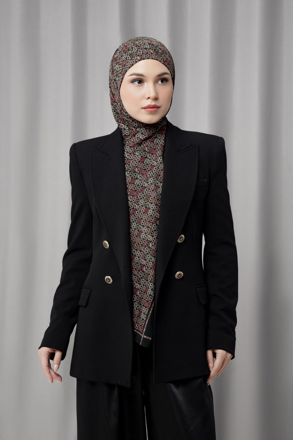 Nagita Tie Back Square - Noir