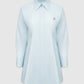 Signature Woman Poplin Shirt - Blue