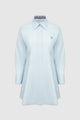 Signature Woman Poplin Shirt - Blue