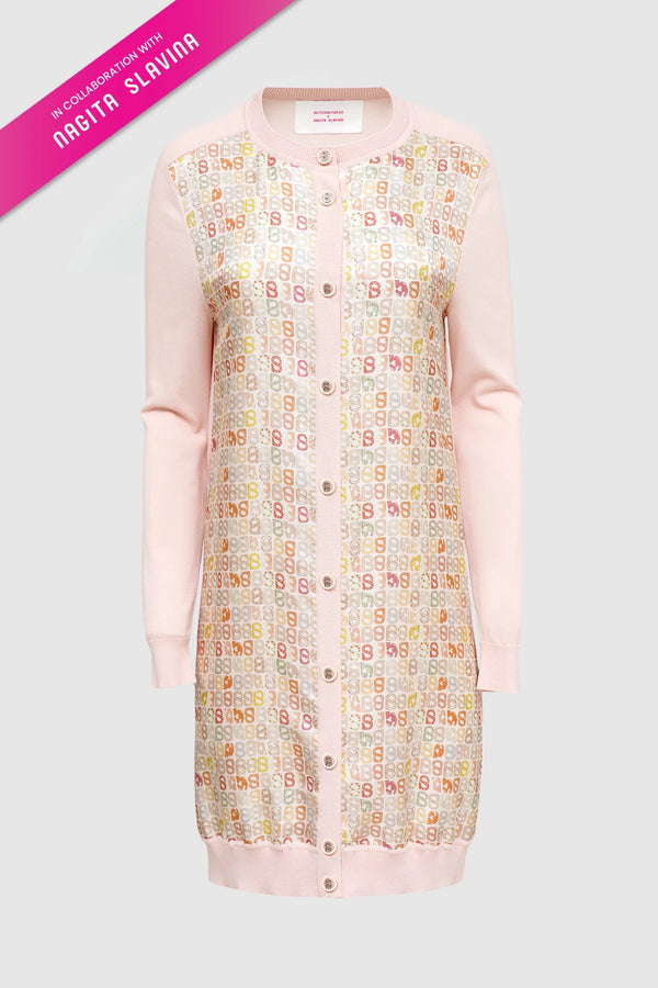 Nagita Midi Cardigan - Pink