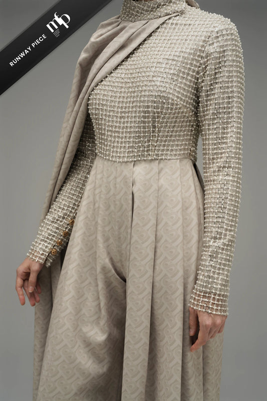 Bimu Beaded Set - Wheat