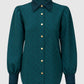 Tropical26 Puff Shirt - Deep Teal