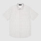 Striped Men Shirt - Gray