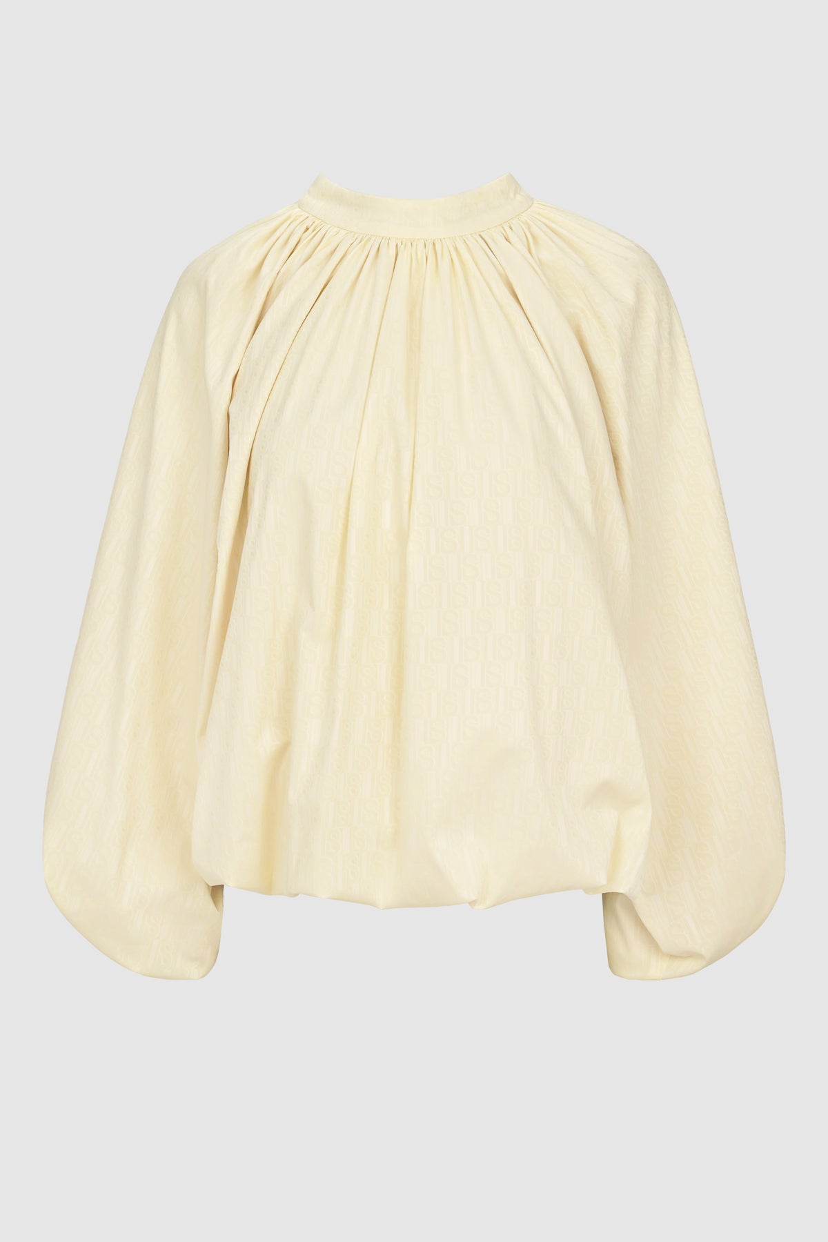 Leena Cotton Ruffle Blouse - Yellow