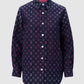 Monogram Denim Shirt - Fuchsia