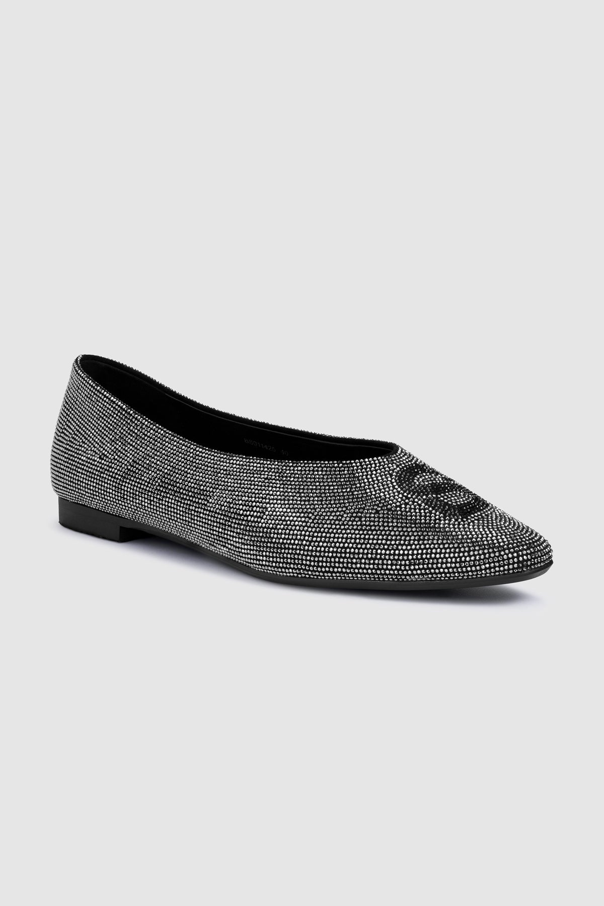 Glitz Flat Shoes - Silver