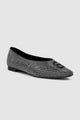 Glitz Flat Shoes - Silver