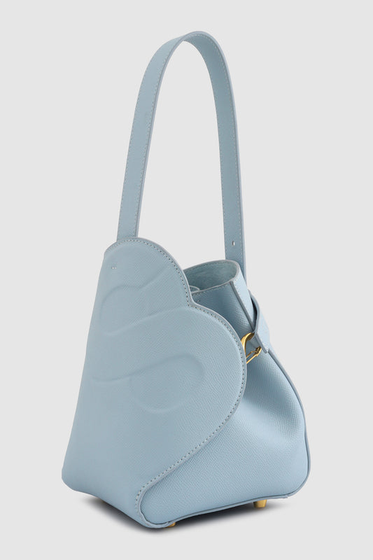 Britney Bag Small - Saffiano Leather - Waterfall