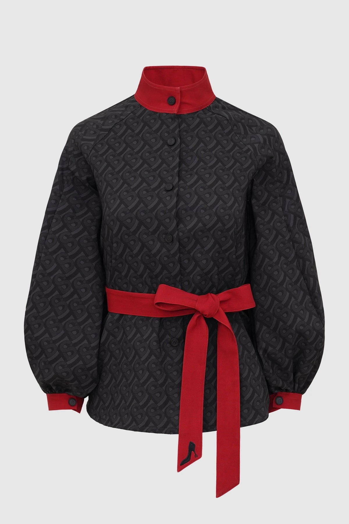 The Editor Puff Shirt - Black