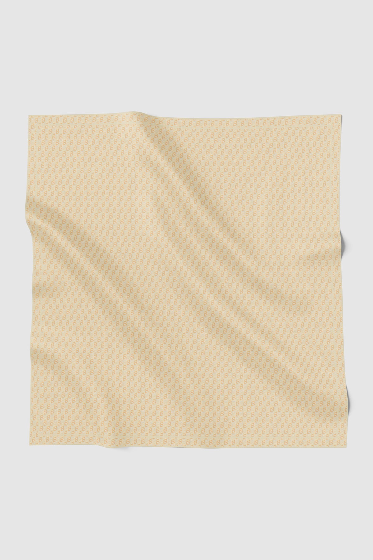 Interlock Square - Pale Banana