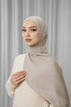 Tapis Satin Jacquard Shawl - Satelite