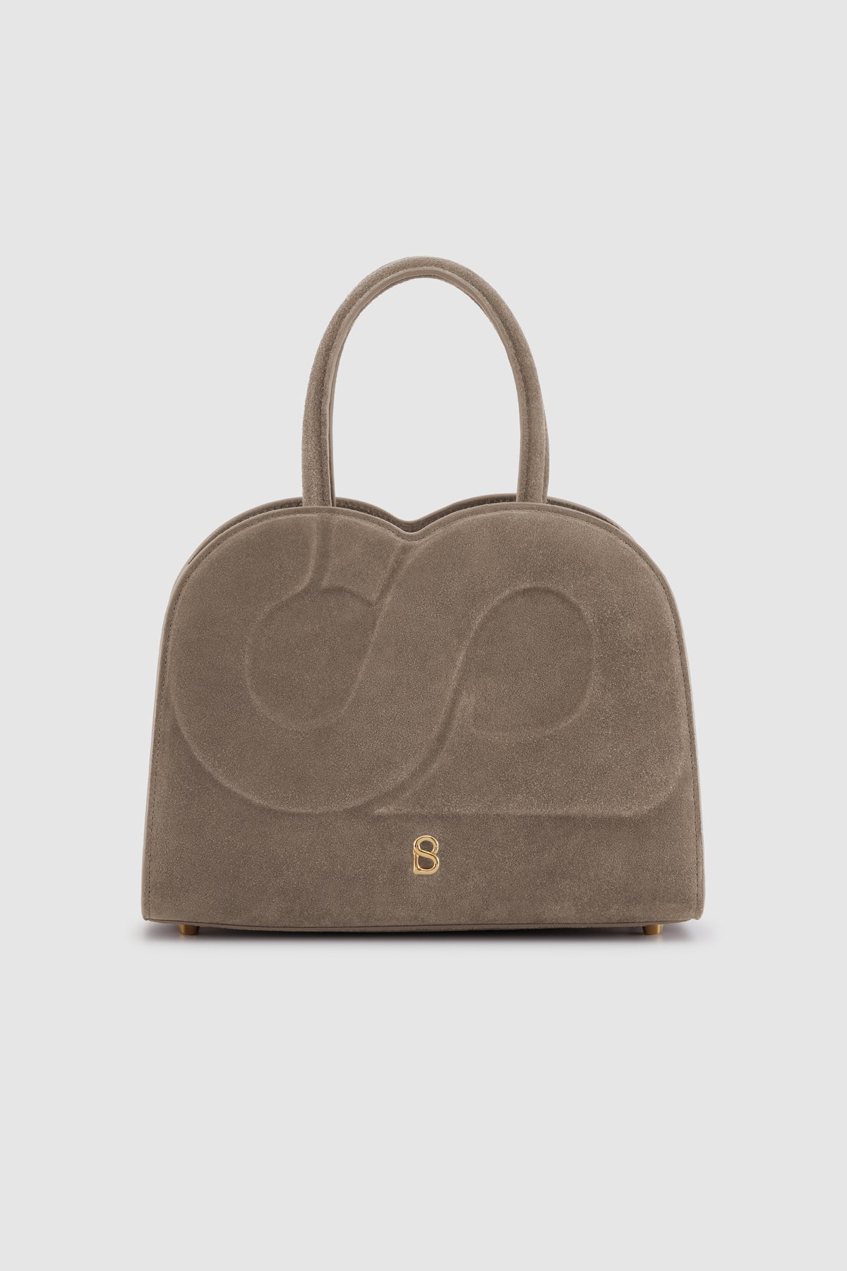 Joy Bag Medium - Suede Leather - Taupe