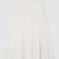 Leena Cotton Ruffle Skirt - White