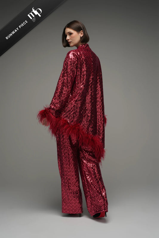 Bimu Sequin Set - Red