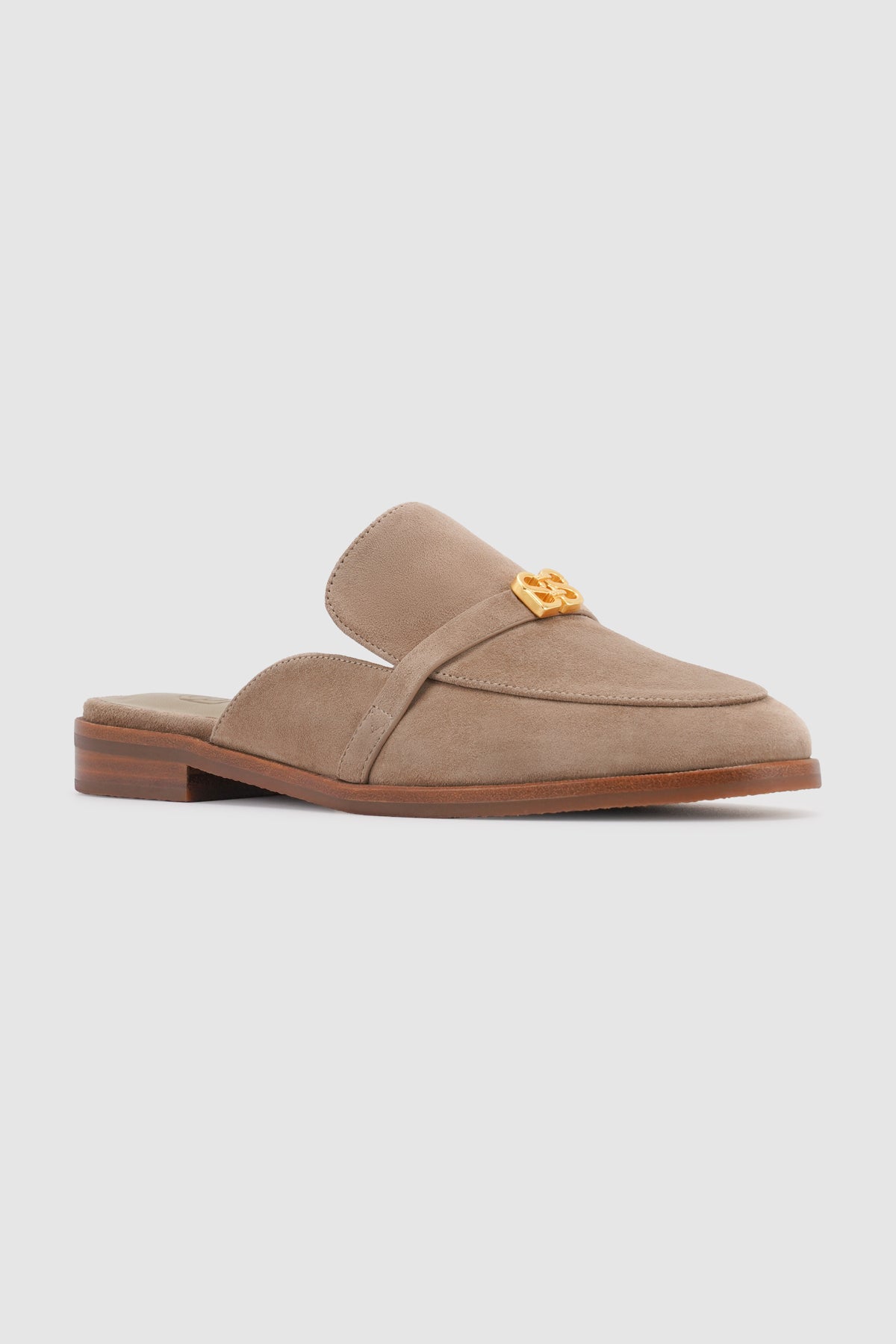 Madeline Deux Open Back Loafer - Khaki