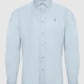 Signature Men Poplin Shirt Long Sleeve - Blue