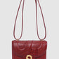 Alba Bag - Crimson Red in Croco