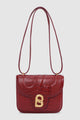 Alba Bag - Crimson Red in Croco