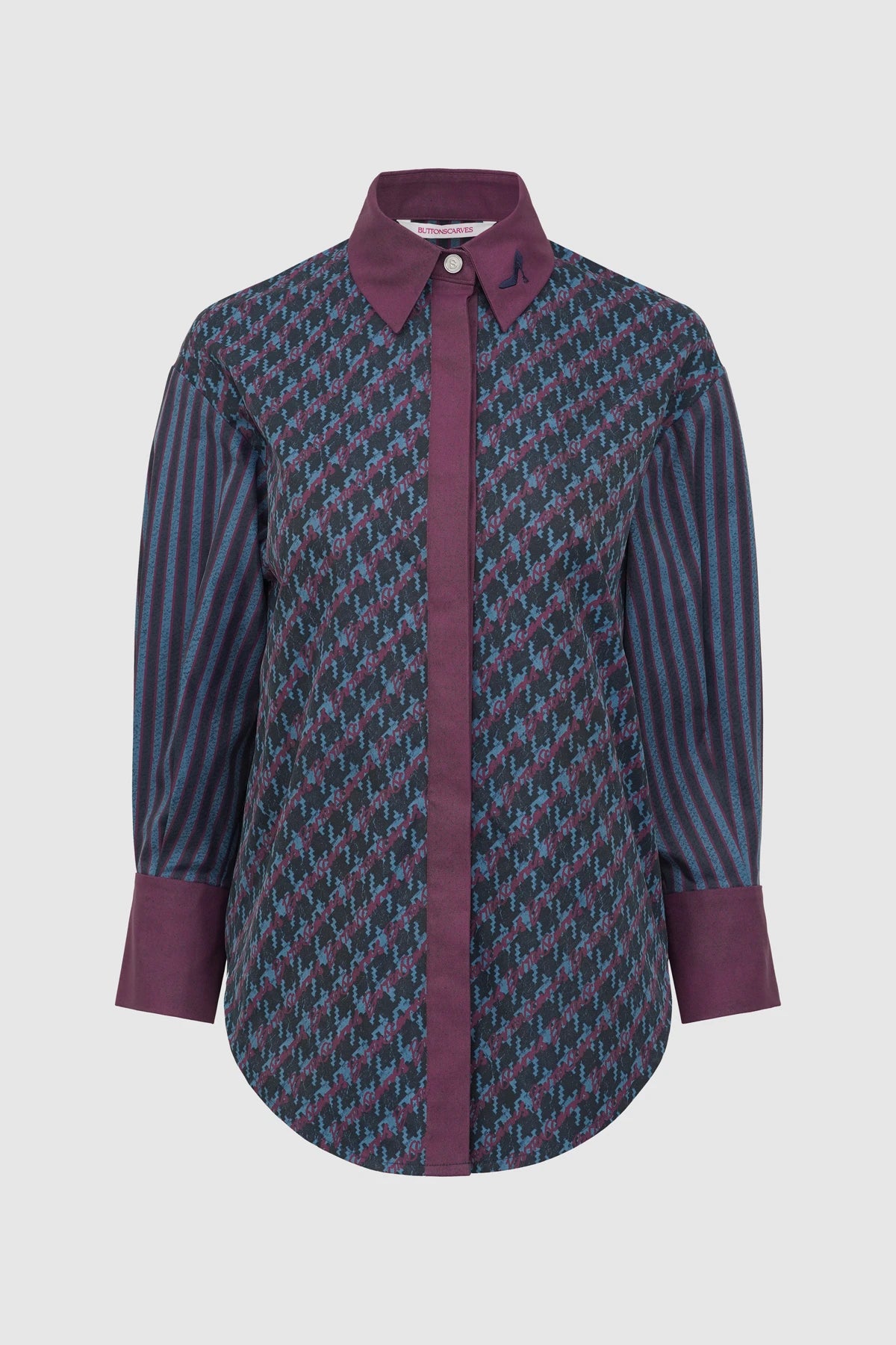 The Editor Oversized Shirt - Navy