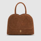 Joy Bag Medium - Suede Leather - Caramel