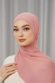 Georgette Tapis Shawl - Ash Rose