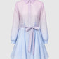 Tropical26 Flare Tunic - Pink/Blue