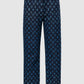 Monogram Denim Pants - Blue