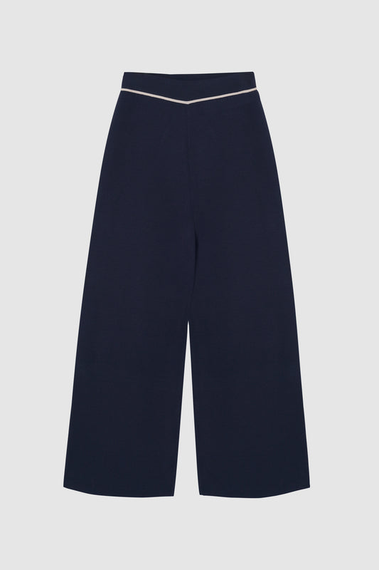 Leena Knit Pants - Navy