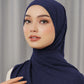 Georgette Tapis Shawl - Evening Blue