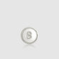 Petite Round Pearl Brooch - Silver