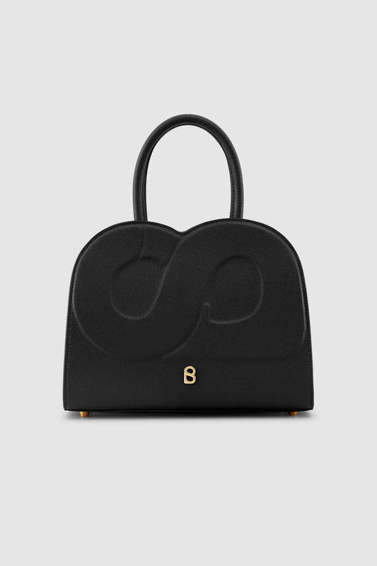 Joy Bag Medium - Saffiano Leather - Black