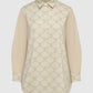 Beverly Monogram Shirt - Cream