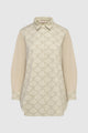 Beverly Monogram Shirt - Cream