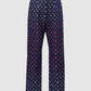 Monogram Denim Pants - Fuchsia